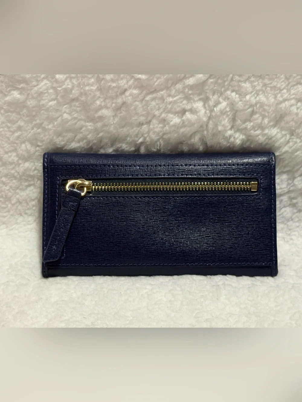 Dooney & Bourke Marine Blue Saffiano Leather Wallet